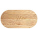 Blat de masă 100x50x2 cm lemn masiv de stejar oval - WALTI WALTI