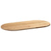 Blat de masă 100x50x2 cm lemn masiv de stejar oval - WALTI WALTI