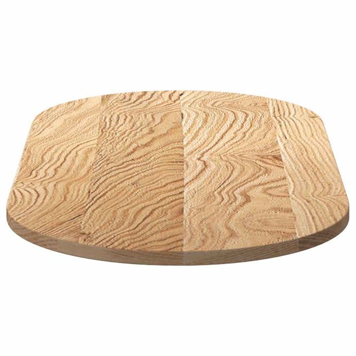 Blat de masă 100x50x2 cm lemn masiv de stejar oval - WALTI WALTI