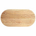 Blat de masă 120x60x2 cm lemn masiv de stejar oval - WALTI WALTI