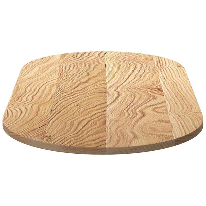 Blat de masă 120x60x2 cm lemn masiv de stejar oval - WALTI WALTI