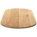 Blat de masă 140x60x2 cm lemn masiv de stejar oval - WALTI WALTI