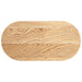Blat de masă 80x40x4 cm lemn masiv de stejar oval - WALTI WALTI