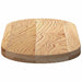 Blat de masă 80x40x4 cm lemn masiv de stejar oval - WALTI WALTI