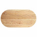 Blat de masă 120x60x4 cm lemn masiv de stejar oval - WALTI WALTI