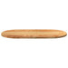 Blat de masă maro deschis 80x40x2 cm lemn masiv de stejar oval - WALTI WALTI