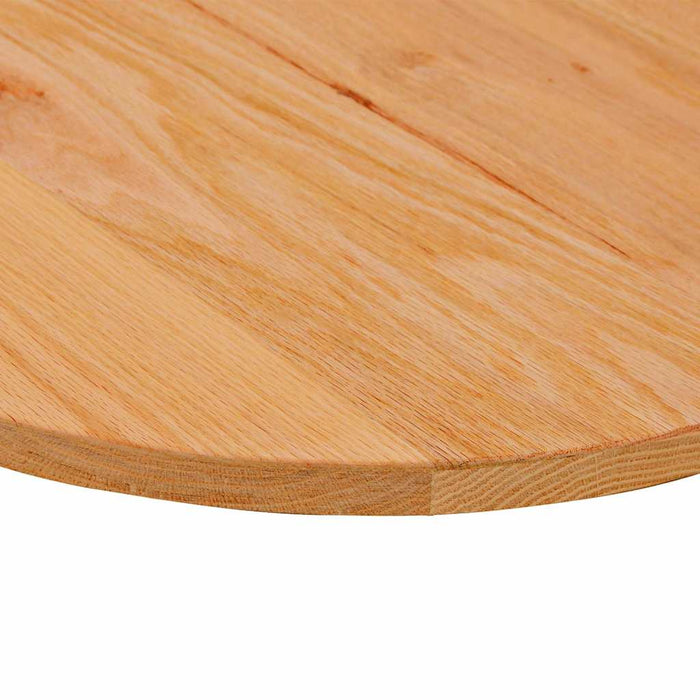 Blat de masă maro deschis 80x40x2 cm lemn masiv de stejar oval - WALTI WALTI