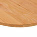 Blat de masă maro deschis 80x40x2 cm lemn masiv de stejar oval - WALTI WALTI