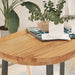 Blat de masă maro deschis 100x50x4 cm lemn masiv de stejar oval - WALTI WALTI