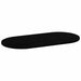 Blat de masă maro închis 100x50x2 cm lemn masiv de stejar oval - WALTI WALTI
