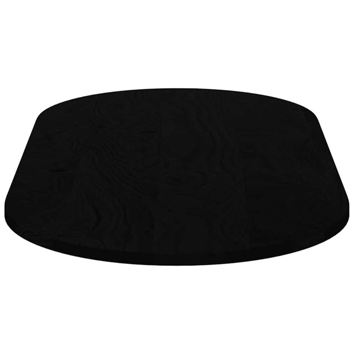 Blat de masă maro închis 120x60x2 cm lemn masiv de stejar oval - WALTI WALTI