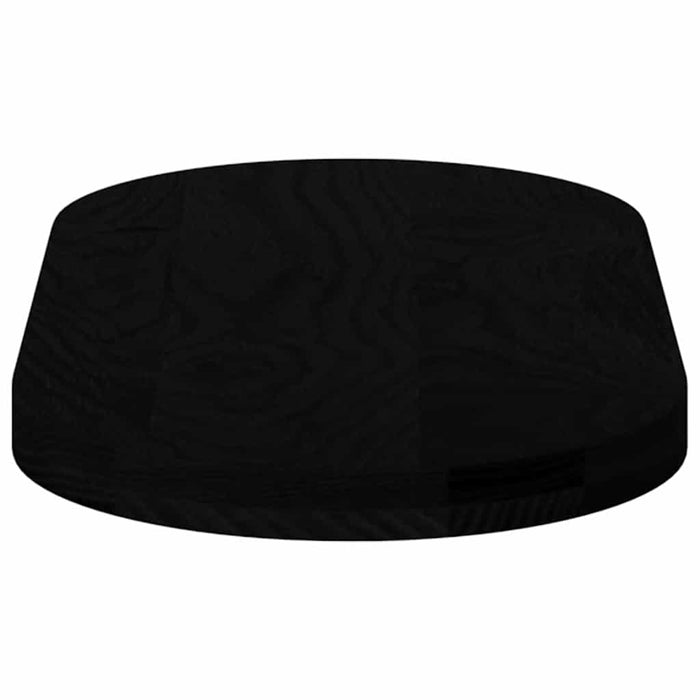 Blat de masă maro închis 80x40x4 cm lemn masiv de stejar oval - WALTI WALTI