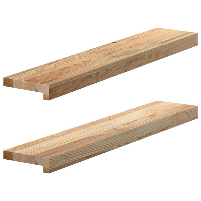 Pervaz 2 buc lemn masiv de stejar netratat 80x15x2 cm - WALTI WALTI