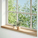 Pervaz 2 buc lemn masiv de stejar netratat 80x15x2 cm - WALTI WALTI