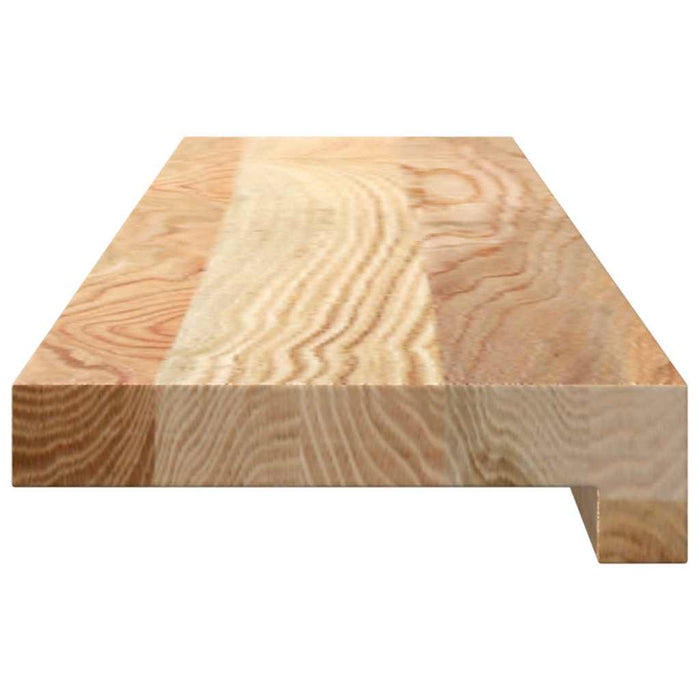 Pervaz 2 buc lemn masiv de stejar netratat 80x15x2 cm - WALTI WALTI