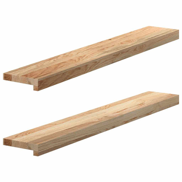 Pervaz 2 buc lemn masiv de stejar netratat 100x15x2 cm - WALTI WALTI