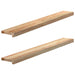 Pervaz 2 buc lemn masiv de stejar netratat 120x15x2 cm - WALTI WALTI