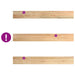 Pervaz 2 buc lemn masiv de stejar netratat 120x15x2 cm - WALTI WALTI