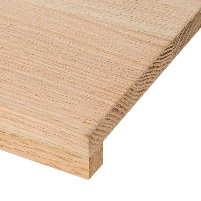 Pervaz 2 buc lemn masiv de stejar netratat 120x15x2 cm WALTI
