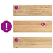 Pervaz 2 buc lemn masiv de stejar netratat 70x20x2 cm - WALTI WALTI