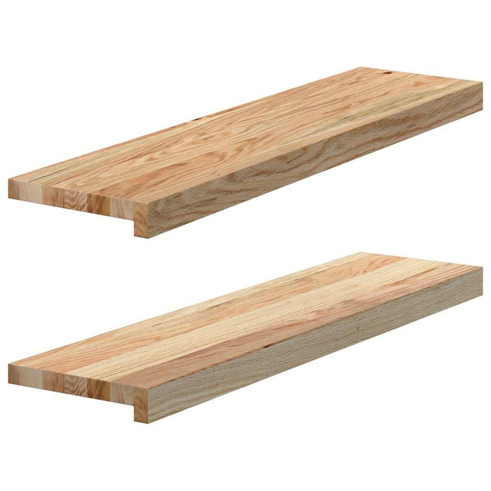 Pervaz 2 buc lemn masiv de stejar netratat 80x20x2 cm - WALTI WALTI