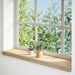 Pervaz 2 buc lemn masiv de stejar netratat 80x20x2 cm - WALTI WALTI