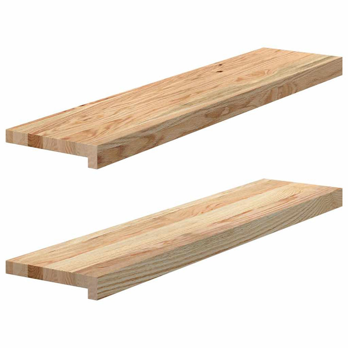 Pervaz 2 buc lemn masiv de stejar netratat 90x20x2 cm - WALTI WALTI