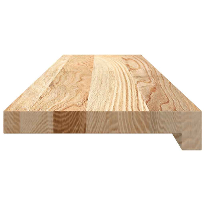 Pervaz 2 buc lemn masiv de stejar netratat 90x20x2 cm - WALTI WALTI