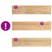 Pervaz 2 buc lemn masiv de stejar netratat 90x20x2 cm - WALTI WALTI