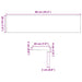 Pervaz 2 buc lemn masiv de stejar netratat 90x20x2 cm - WALTI WALTI