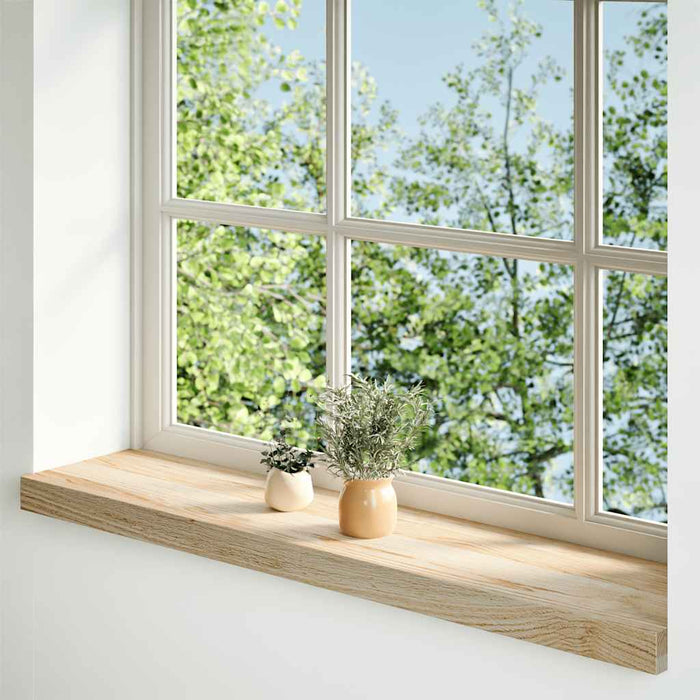 Pervaz 2 buc lemn masiv de stejar netratat 100x20x2 cm - WALTI WALTI