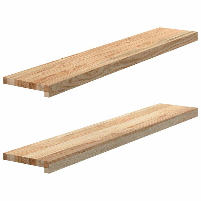 Pervaz 2 buc lemn masiv de stejar netratat 110x20x2 cm - WALTI WALTI