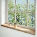Pervaz 2 buc lemn masiv de stejar netratat 110x20x2 cm - WALTI WALTI