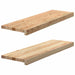 Pervaz 2 buc lemn masiv de stejar netratat 80x25x2 cm - WALTI WALTI