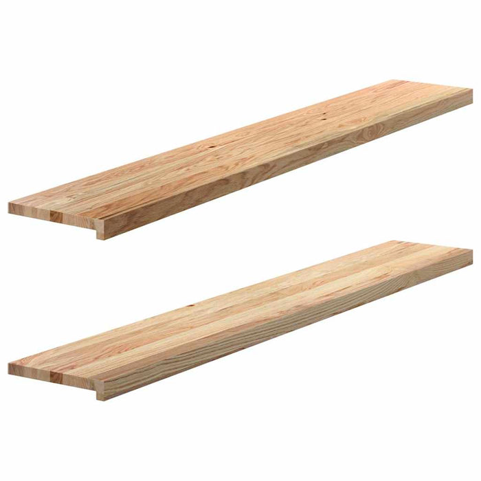 Pervaz 2 buc lemn masiv de stejar netratat 160x25x2 cm - WALTI WALTI