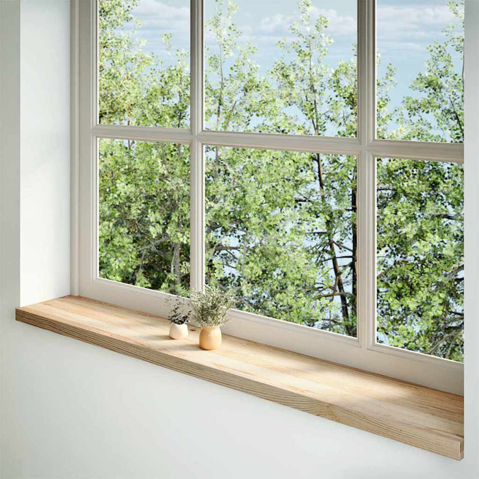 Pervaz 2 buc lemn masiv de stejar netratat 160x25x2 cm - WALTI WALTI