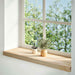 Pervaz 2 buc lemn masiv de stejar netratat 90x30x2 cm - WALTI WALTI