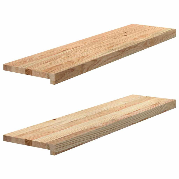 Pervaz 2 buc lemn masiv de stejar netratat 100x30x2 cm - WALTI WALTI