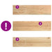 Pervaz 2 buc lemn masiv de stejar netratat 100x30x2 cm - WALTI WALTI