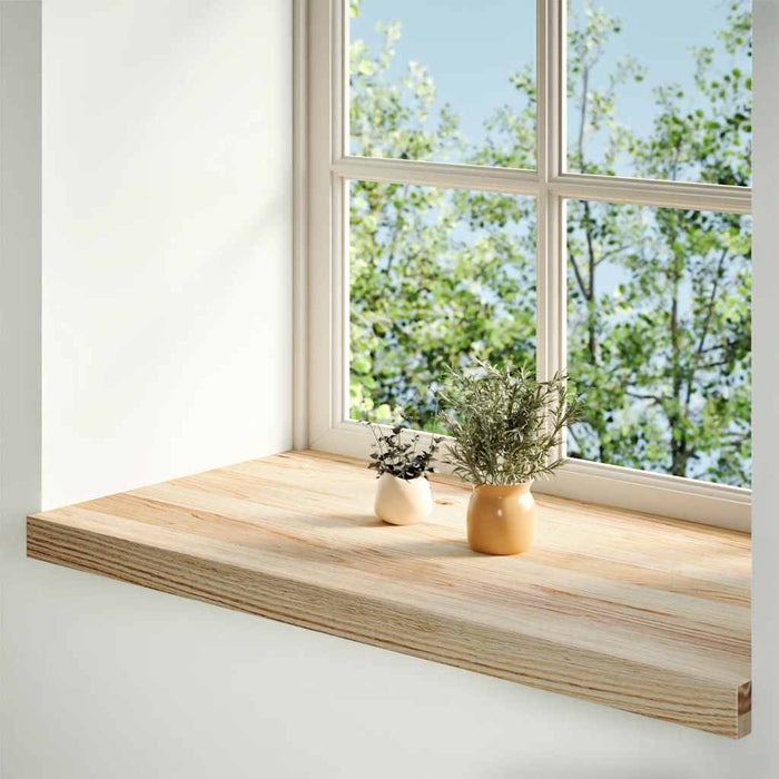 Pervaz 2 buc lemn masiv de stejar netratat 70x40x2 cm - WALTI WALTI