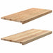 Pervaz 2 buc lemn masiv de stejar netratat 90x40x2 cm - WALTI WALTI