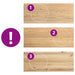 Pervaz 2 buc lemn masiv de stejar netratat 100x40x2 cm - WALTI WALTI