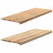 Pervaz 2 buc lemn masiv de stejar netratat 110x40x2 cm - WALTI WALTI