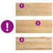 Pervaz 2 buc lemn masiv de stejar netratat 110x40x2 cm - WALTI WALTI