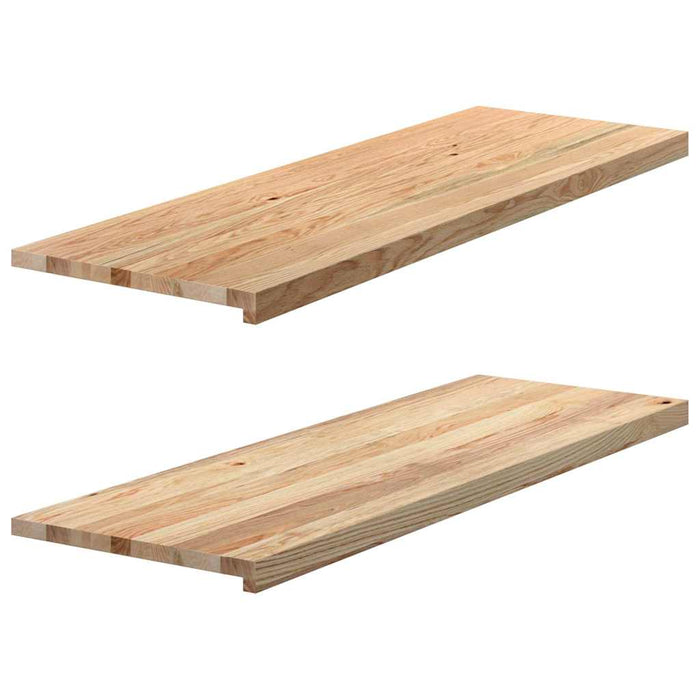 Pervaz 2 buc lemn masiv de stejar netratat 120x40x2 cm - WALTI WALTI