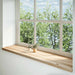 Pervaz 2 buc lemn masiv de stejar netratat 160x40x2 cm - WALTI WALTI