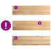 Pervaz 2 buc lemn masiv de stejar netratat 160x40x2 cm - WALTI WALTI