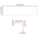 Pervaz 2 buc lemn masiv de stejar netratat 160x40x2 cm - WALTI WALTI
