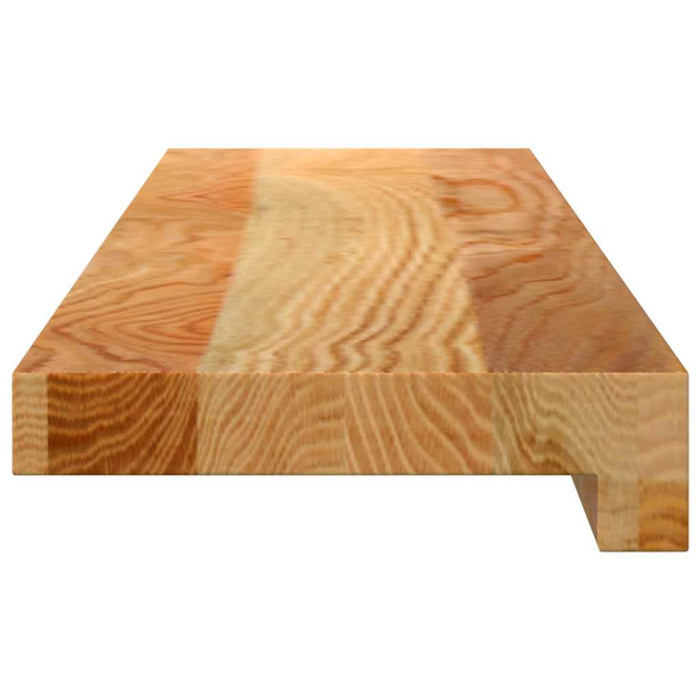 Pervaz 2 buc lemn masiv de maro deschis 70x15x2 cm - WALTI WALTI