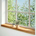 Pervaz 2 buc lemn masiv de maro deschis 80x15x2 cm - WALTI WALTI